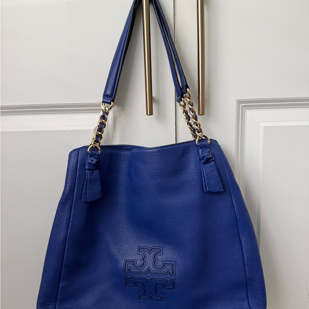 Tory Burch Harper Knotted Leather Shoulder Bag